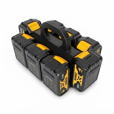 DeWalt XR 18V Akkuträger für 8 Akkus   Akku Caddy Halterung Aufbewahrung