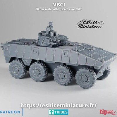 Französisches Kampffahrzeug VBCI verschiedene Maßstäbe historisch Wargaming moderne Kriegsführung