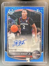 2025 Bowman Silas Demary Jr. #CPA-SD Chrome Auto Blue Mojo Refractor /150 1st