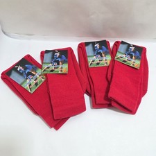Russell Athletics Socks 4 pr True Red Soccer Football Baseball RTS00AS XS