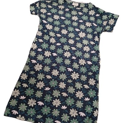 Seasalt Top Shell Dress - Flower Print, organic Cotton Size UK 16