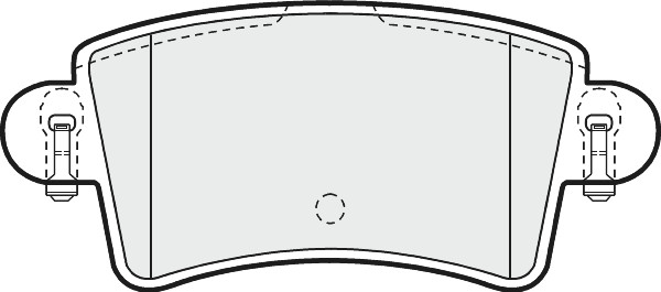 Brake Pads Set fits VAUXHALL MOVANO A 1.9D Rear 00 to 10 Proformer 1605623