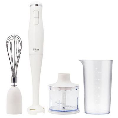 Dretec Hand Blender 4-in-1 Function: Crush Mix Chop Whisk Stick Blender Mixer