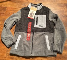 Eddie Bauer Boys Size 7/8 Polar Fleece Jacket New Black