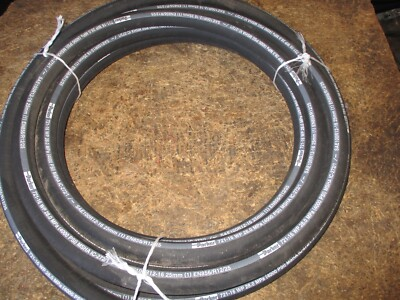 #ad #ad Parker 721 16 Hydraulic Hose 1quot; x 50#x27; 4 Wire SAE 100R12 4000 PSI OEM $675.00