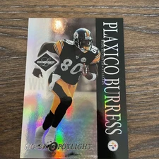 2003 Leaf Limited Silver Spotlight Plaxico Burress /75 Steelers