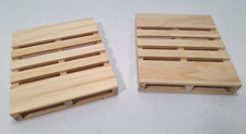 (2) Wooden Forklift Pallet Simulation Decoration for 1/10 RC Crawler Car Toys