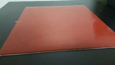 1/8 THK X 12" X 12" SILICONE RUBBER ADHESIVE BACK  55 DURO +/-5    FREE SHIPPING