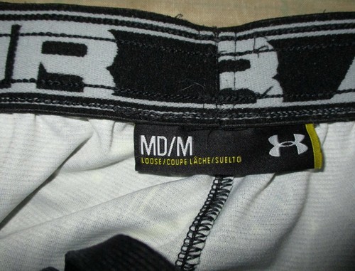 Boy's UNDER ARMOUR Black Casual Athletic Cut-Off Shorts Size L - Picture 4 of 4