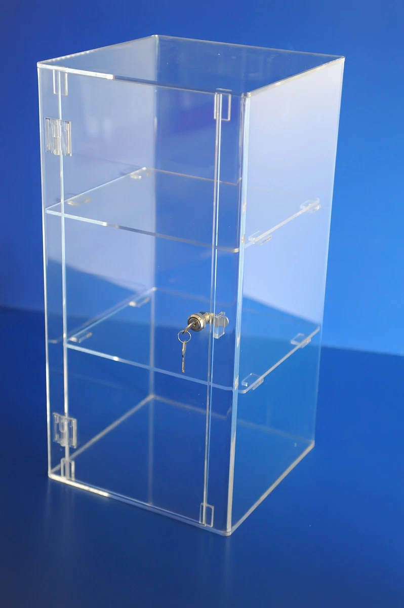 Lockable Display Cabinet Shop Cabinet 60 x 30 x 30cm