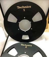 One Pair black Technics 10.5'' 1/4'' TAPE REEL TO REEL TAPE Recorders RS 1500
