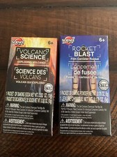 Science By Me Rocket Blast  Exploding Volcano Small STEM Kits New In Boxes