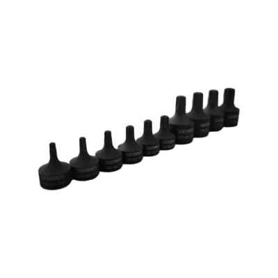 1/4'' - 3/8''  Schlagschrauber-Bitsatz Torx 10-tlg Extra Kurze Torx T10-T50