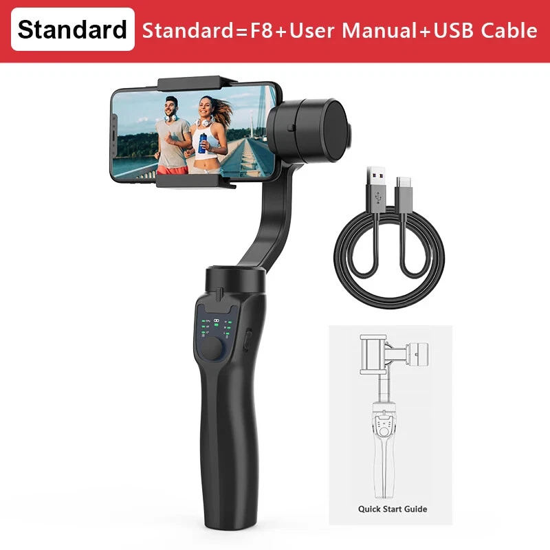 3-Axis Handheld Gimbal Stabilizer for Smartphones Anti-Shake Phone Holder - Image 2 of 4