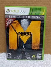 Xbox 360 Metro Last Light Limited Edition CIB Complete Tested & Working 2013