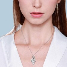 Fashion Panda Bear Zircon Pendant Necklace For Women Child Gift Jewelry