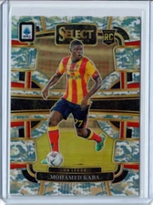 MOHAMED KABA 2023-24 Panini Select Serie A #89 RC WINTER CAMO PRIZM #/30 LECCE