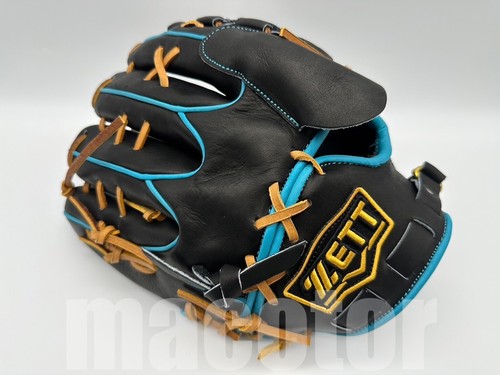 2025 ZETT TOP PRO Model 12" Pitcher Baseball Glove Black RHT Fujinami Limited - Picture 3 of 4