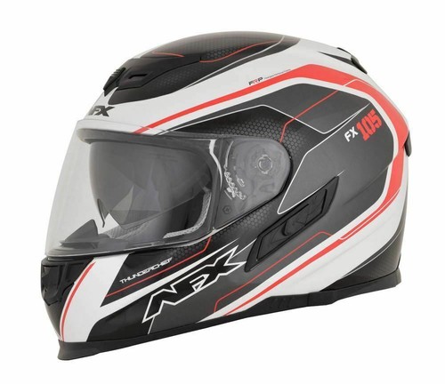 CASCO AFX FX-105 INTEGRALE MOTO + VISIERINO - TAGLIA S | eBay