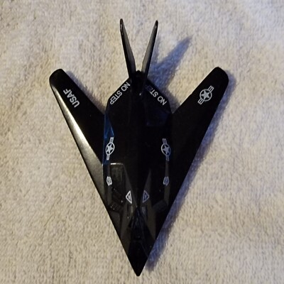 F-117A Stealth Fighter Jet U.S. Air Force Plane. Diecast Black