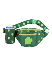 Green And Gold Clover Fanny Pack