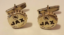 LG705CL Jax Beer Bottle Cap Cufflinks Sterling Silver New Orleans BY LetyG