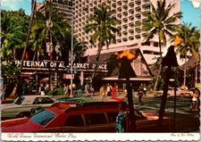 Vintage Postcard International Market Place Honolulu Hawaii
