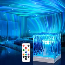 Northern Lights Aurora Projector Light, 18 Colors Lighting Aurora Projector Mood