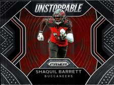2020 Panini Prizm Football Unstoppable #5 Shaquil Barrett BUCS