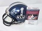 DREW BREES signed Super Bowl mini helmet JSA COA SAINTS