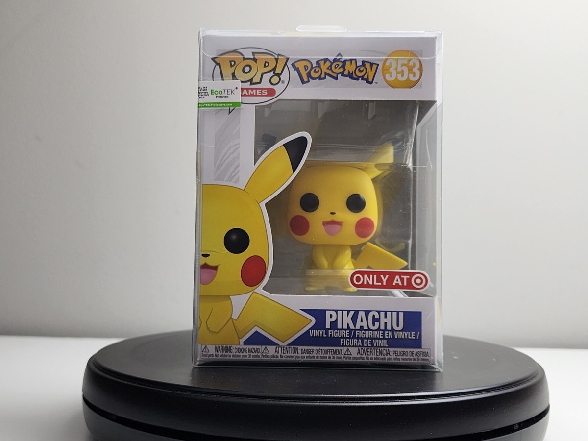 Pikachu Toy Pokémon Pikachu Funko POP 353 Flocked - Exclusive