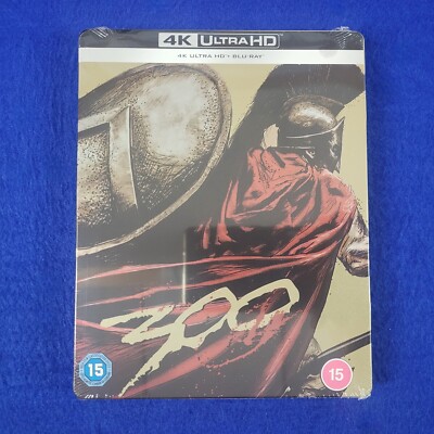 blu-ray 300 Steelbook Edition NEW & Sealed ZAVVI 4K ULTRA HD REGION FREE