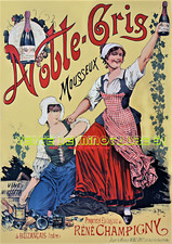 Buzançais - R Champigny  -Noble -Gris  - Mousseux -  A3 plastifiée