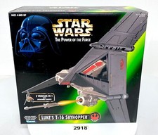 STAR WARS - Power of the Force Luke's T-16 Skyhopper Kenner 1998 MISB