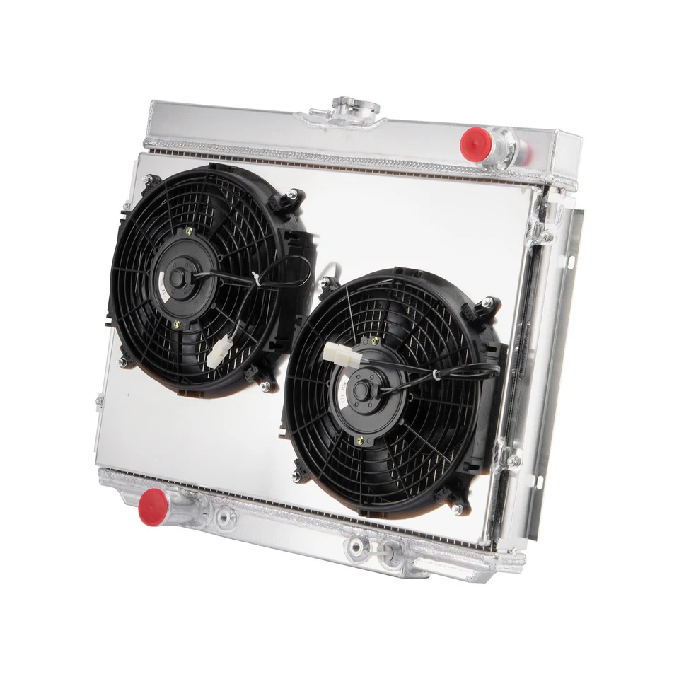 3 Row Radiator&Shroud Fan For 67-70,69 Ford Mustang Fairlane Ranchero/Mercury V8 - Image 4 of 4