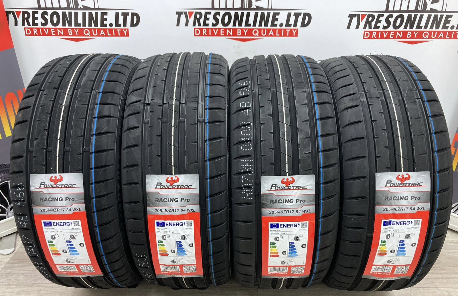 4 X 205 40 17 POWERTRAC 205/40R17 84W XL BRAND NEW TYRES M+S | eBay