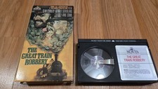 The Great Train Robbery Beta Betamax Tape NOT VHS 1978 Sean Connery Crime MGM UA