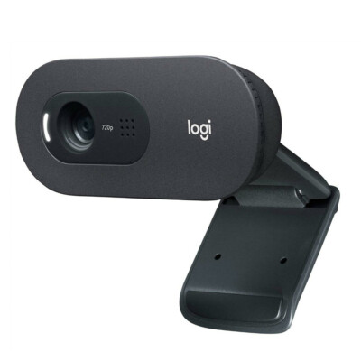 Logitech C270 HD Webcam 720P with Built-in Noise-cancelling Mic