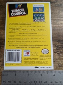 Authentic Vidpro MTV Remote Control Kay Bee Toys R Us NES Nintendo Memorabilia 