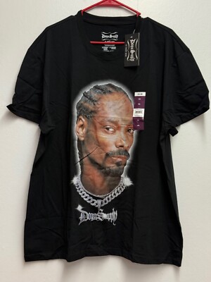 Snoop Doggy Dogg Tシャツ 2XL Dogg Supply Snoop Dog Mens 2XL Tee Shirt Solid Black Graphic T