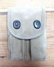 VINTAGE US ARMY  1918 WWI LCC & CO 45 CAL PISTOL CLIP MAGAZINE HOLDER