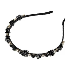VOCOSTE Rhinestone Headband Unspecified Shapes Rhinestone Headband 4.92"x0.59"