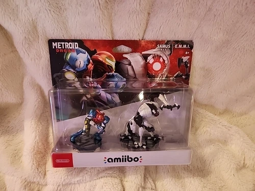Nintendo amiibo Metroid Dread - Samus and E.M.M.I. Figures (2 Pack Set) 🔥🔥🔥