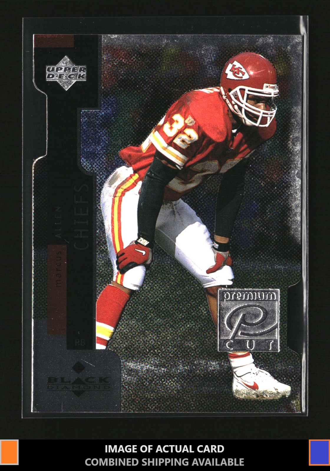 1998 Upper Deck Black Diamond #PC6 Marcus Allen Premium Cut Chiefs