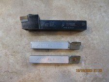 3 Lathe Insert Tool Holders 1x Dorian Tool MCLNRTZ-4B, 2 x ACT AL8-883 w/Inserts