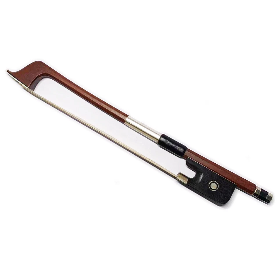 Mini Cello Bow 25.5cm Playable Nickel Silver frog Cello Pocket Bow - Image 2 of 4