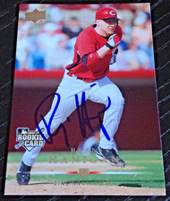 Ryan Hanigan - 2008 Upper Deck Rookie RC Signed Autograph Auto Card #317 (Reds)