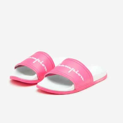 Women's Champion IPO Squish Slide Sandals Pink/White Sizes