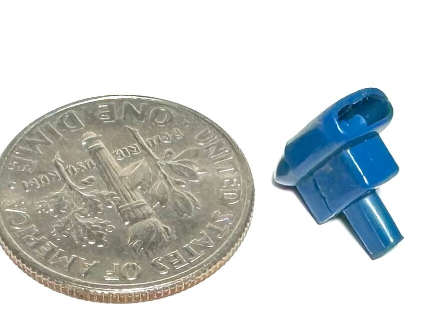 Vintage 1976-80 Aurora HO Slot Car LOLA T-330 Indy F1 Blower Motor Blue ELF