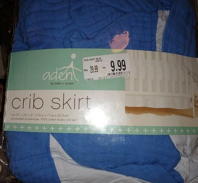 aden and anais crib skirt